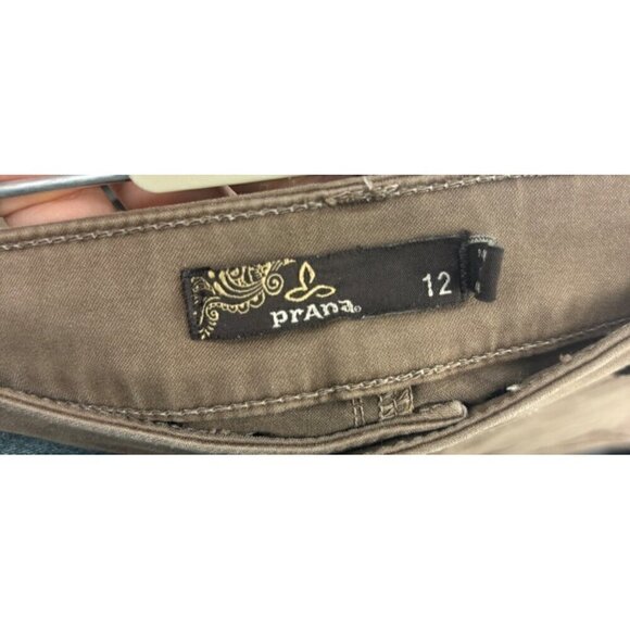 NWOT PrAna Camel Cargo Jeans Brown Tan 12 - Picture 5 of 6